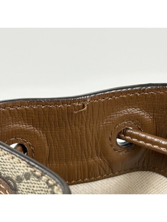 Gucci GG Pattern Backpack Interlocking Supreme Beige Brown main image 5
